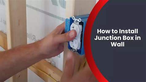 putting up junction box bathroom|how to install junction box.